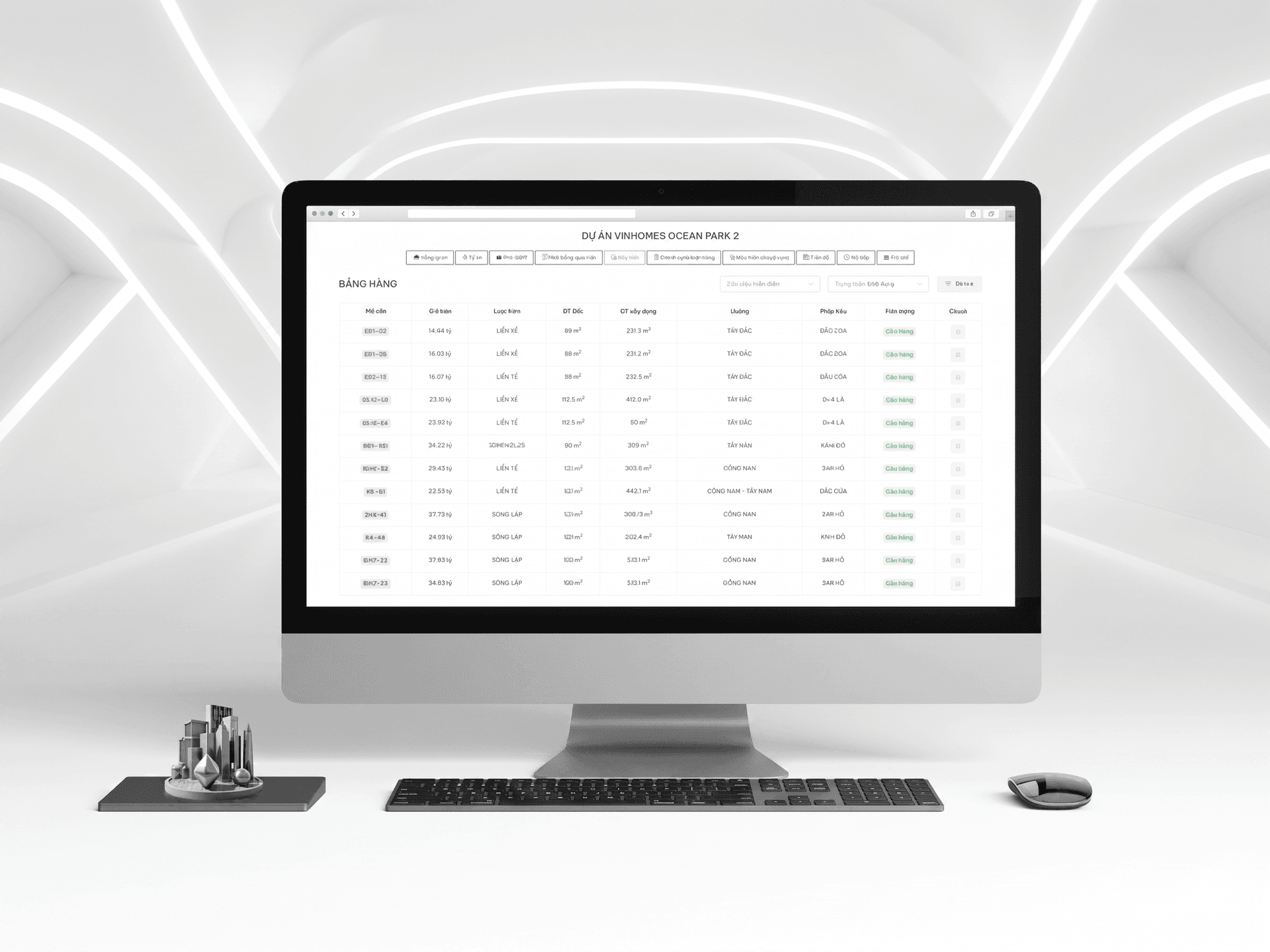 Quỹ hàng phong phú, cập nhật theo thời gian thực